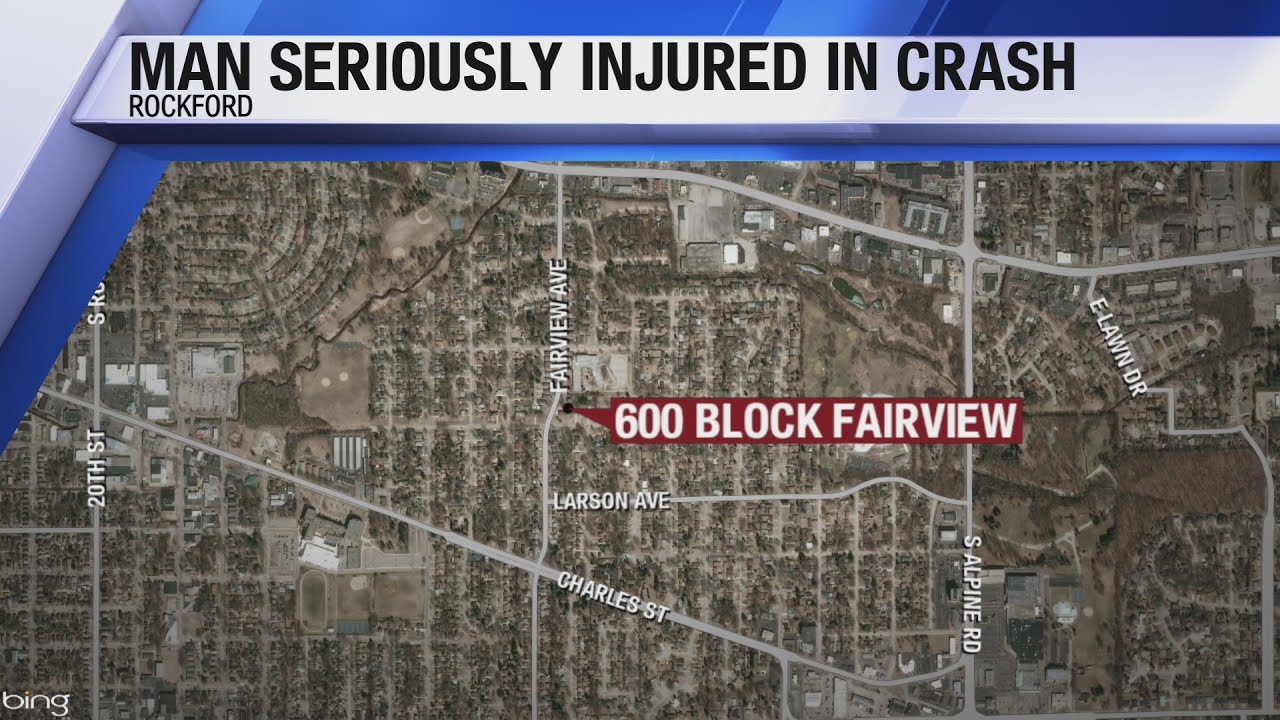 Man critically injured in Tuesday morning Rockford crash - YouTube