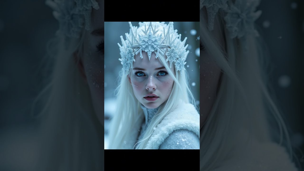 👸❄️ Снегурочка Девушка-Зима Снежная Девушка 🌀💫 
