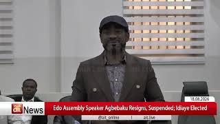 Edo Assembly Speaker Agbebaku Resigns, Suspended; Idiaye Elected