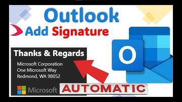✔ Add Automatic Signature in  Outlook(Permanently & Automatic)|Turn On Undo Send Email in Outlook 💯