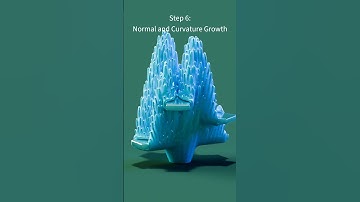 Blender Differential Growth w/ Obstacle Avoidance