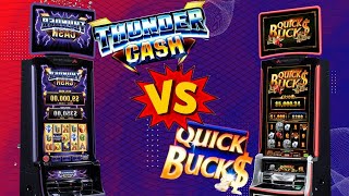 Thunder Cash or Quick Bucks! ⭐️ Slot machine Live play! 🎰 Which do you like better?