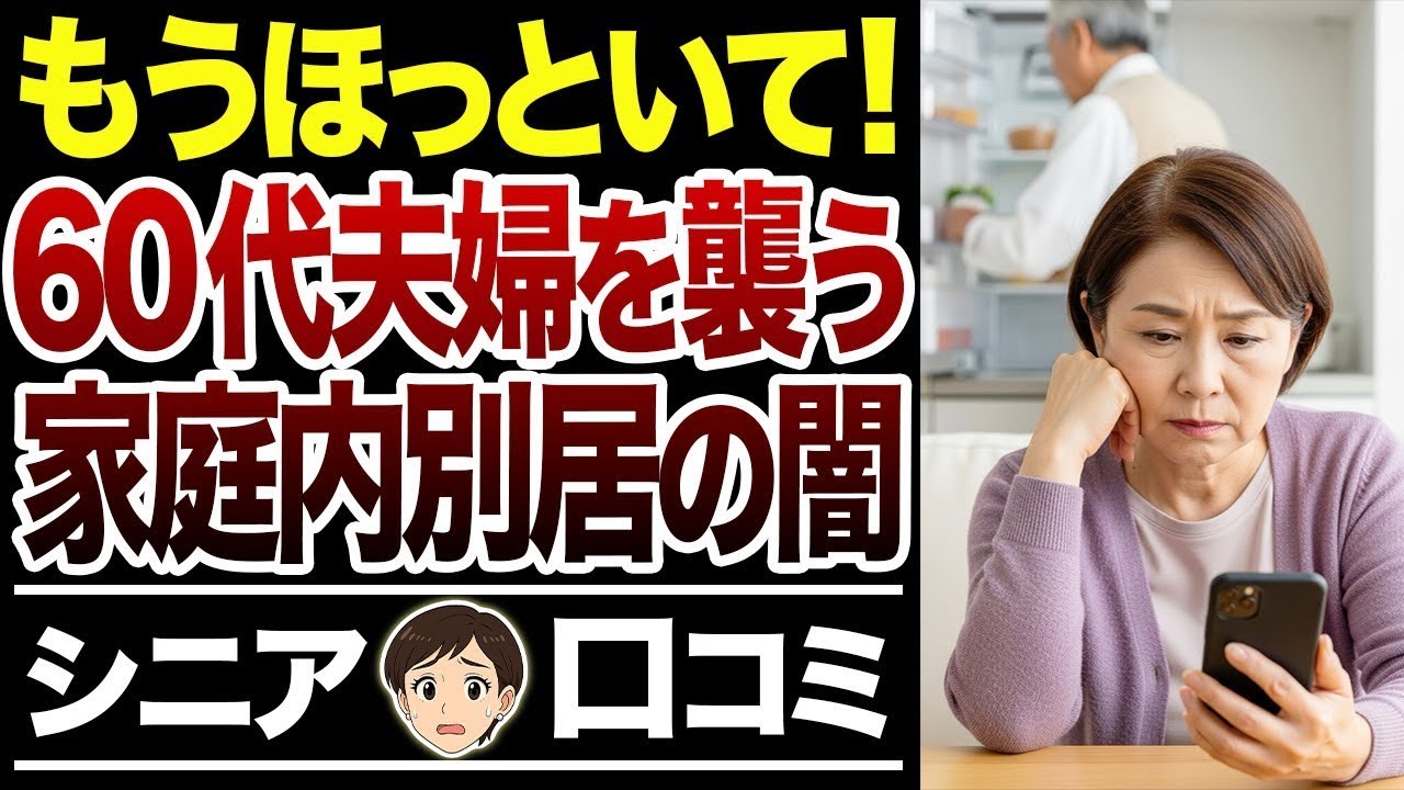 【定年後の地獄】熟年離婚より残酷な現実…老後を支え合うはずが他人より冷たい家族【シニア口コミ15件】