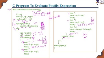 C Program to Evaluate postfix Expression | Stack Data Structure| L42 | Data Structures & Application
