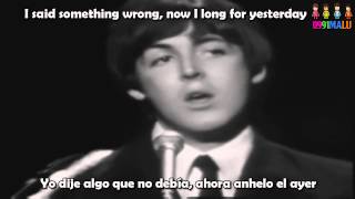 Yesterdaythe Beatlessubtitulado En Ingles Y Espaolwith S