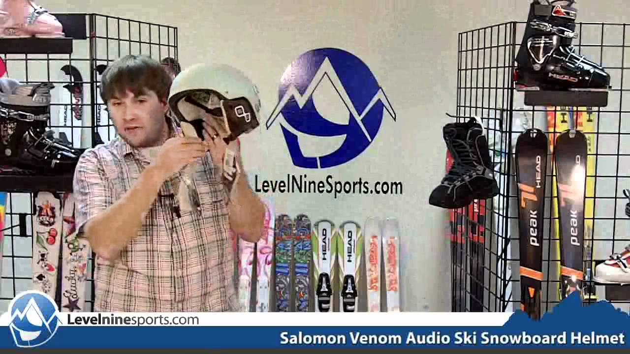 Salomon Audio Snowboard Helmet - YouTube