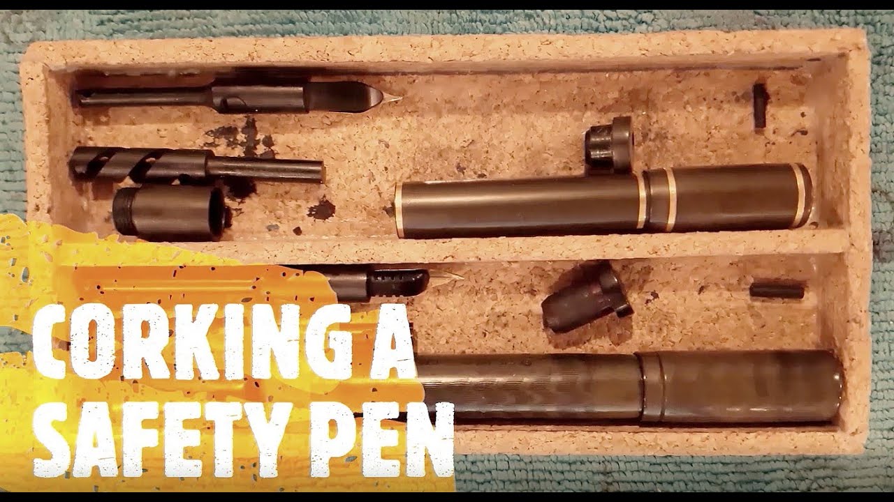 Corking a Waterman's Safety fountain pen