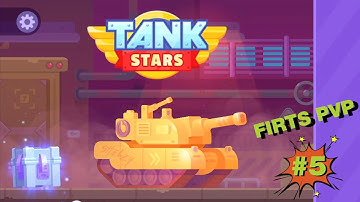 Tank Stars - Gameplay Walkthrough Part 5 - First PVP - Android game