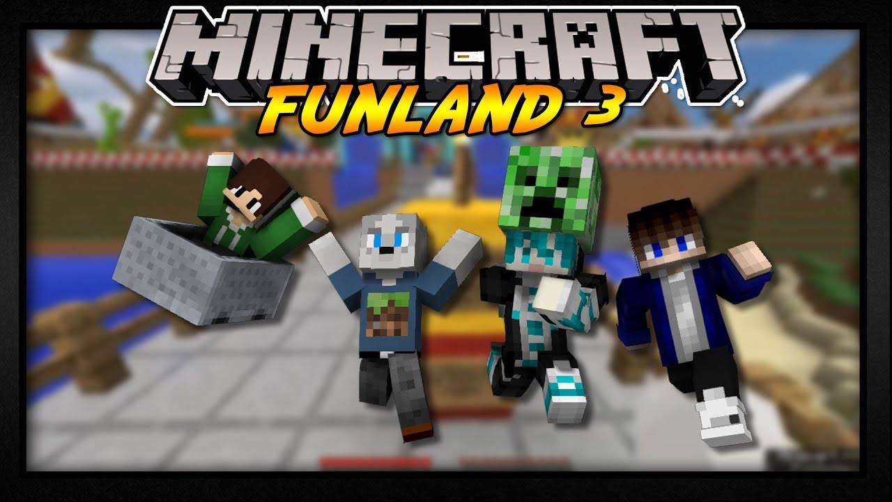 FUN BENERAN DI FUNLAND! - Minecraft Funland 3 - YouTube