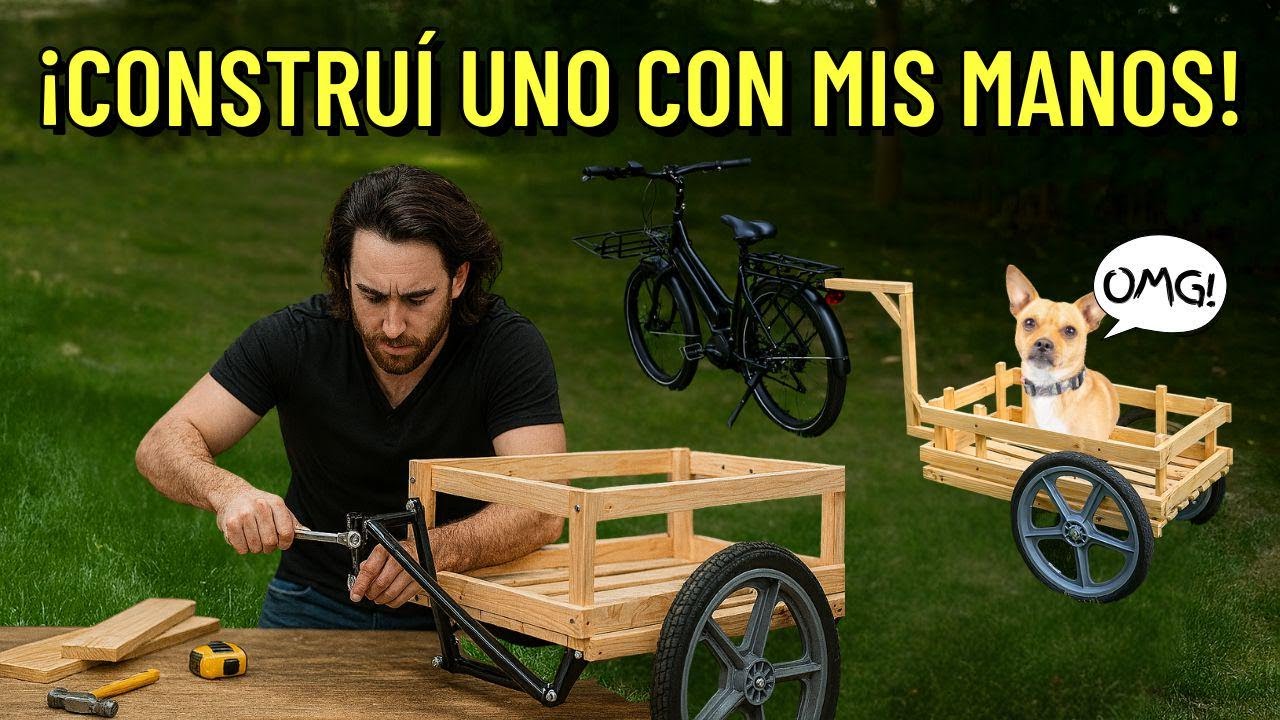 Cómo construir un remolque casero para bicicleta o e-bike