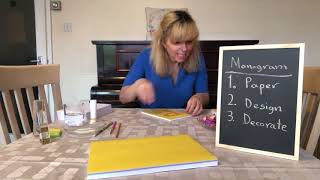 How to Design your own Monogram Art & Design Craft & Art Decorate Do it your self Made by Hands love