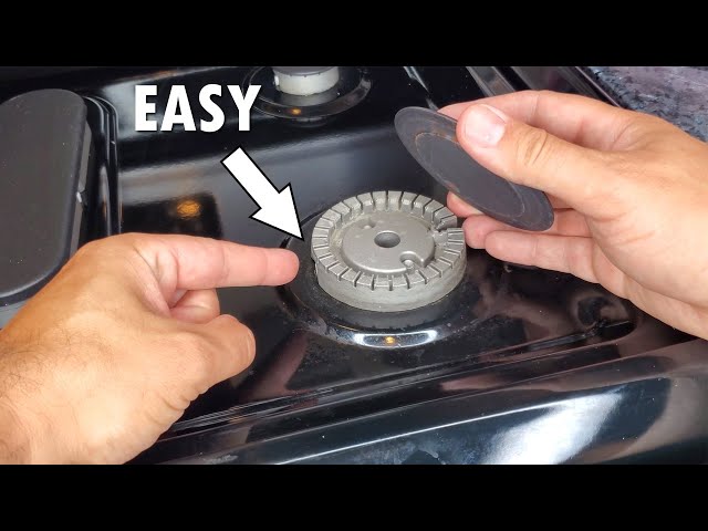 Gas Stove Top Burner Not Lighting (Easy Fix!) class=