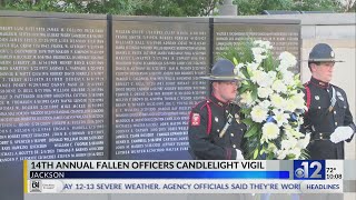 14th Annual Fallen Officers Candlelight Vigil held in Jackson