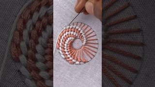 Awesome hand embroidery design|hand embroidery short video|embroidery short video