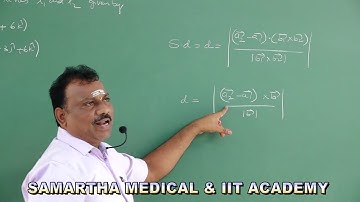 [3 D Geometry] Samartha Academy TNR Sir part 6