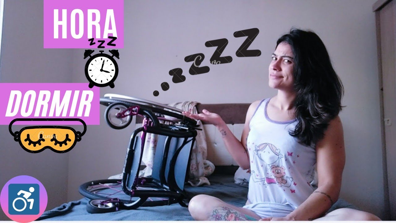 Como fazer transferência da cadeira de rodas para a Cama | Como Cadeirante Dorme #cadeirante