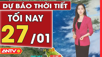 Dự báo thời tiết tối ngày 27/01: Nam Bộ chiều có mưa vài nơi, Trung Bộ mưa to | ANTV