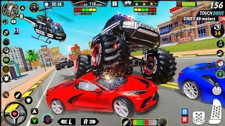 police Monstar truck Gangstar simulator 3d android gameplay screenshot 4