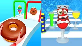 Bakery Stack Run VS Juice Run Android iOS Mobile Gameplay Walkthrough Ep 2
