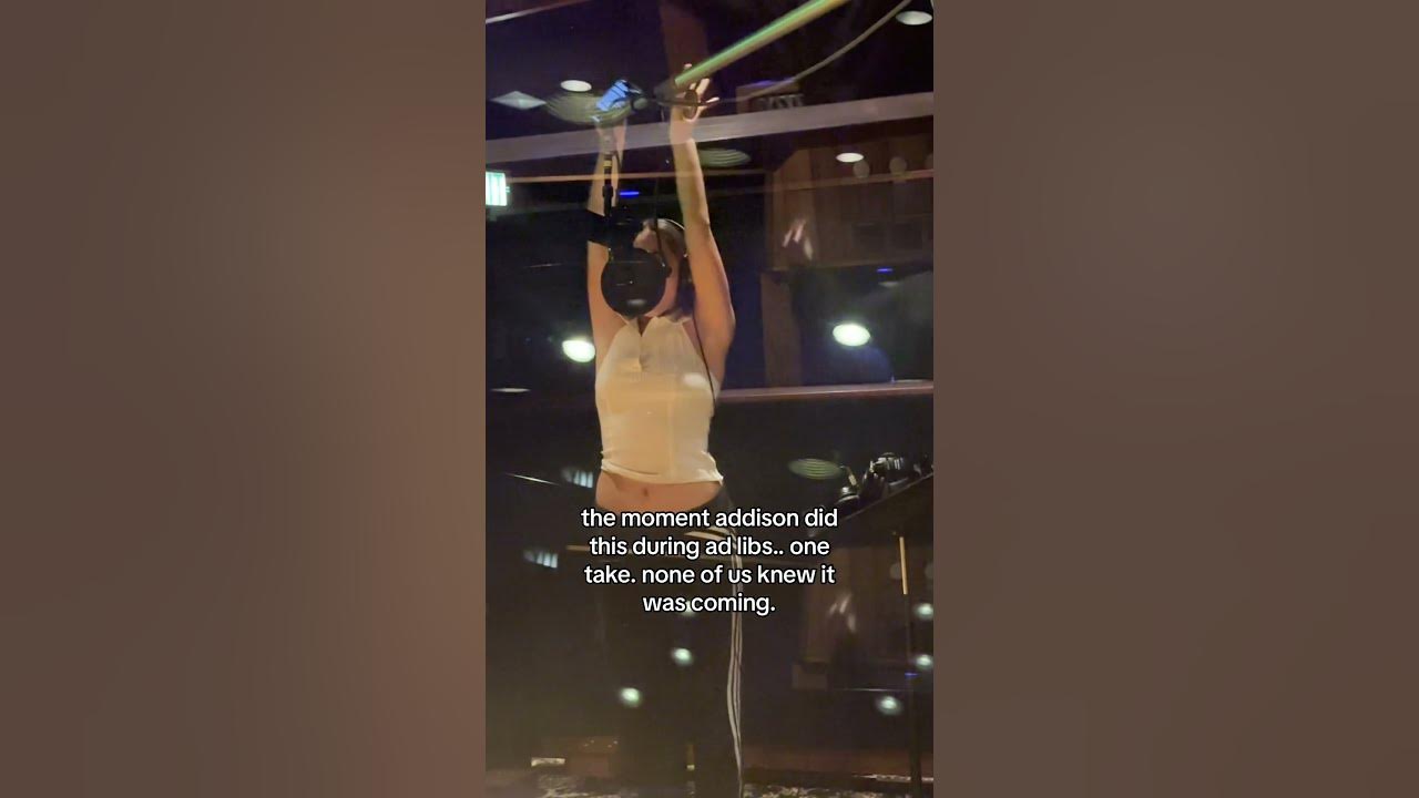Addison Rae recording the von dutch remix  🤍