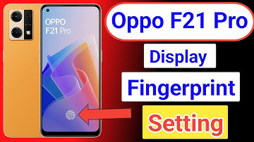 Oppo f21 pro Fingerprint lock/Oppo F21 Pro Me Fingerprint Lock Kaise Lagaye/How To Set Fingerprint