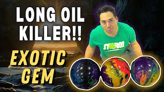 LONG OIL KILLER!! | Roto Grip Exotic Gem | Gem and Infinite Physix | 4K Bowling Ball Review!