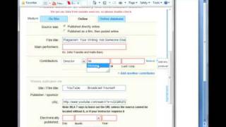 Cite an Online Video MLA Style with Easybib
