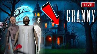 Granny Live 🔴 Escape Challenge 😱 | No Death Run | Horror Game Live Hindi/English #granny #livegaming