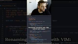 VIM in 60 sec #1 : Easy Renaming with Search + Replace (Substitute)