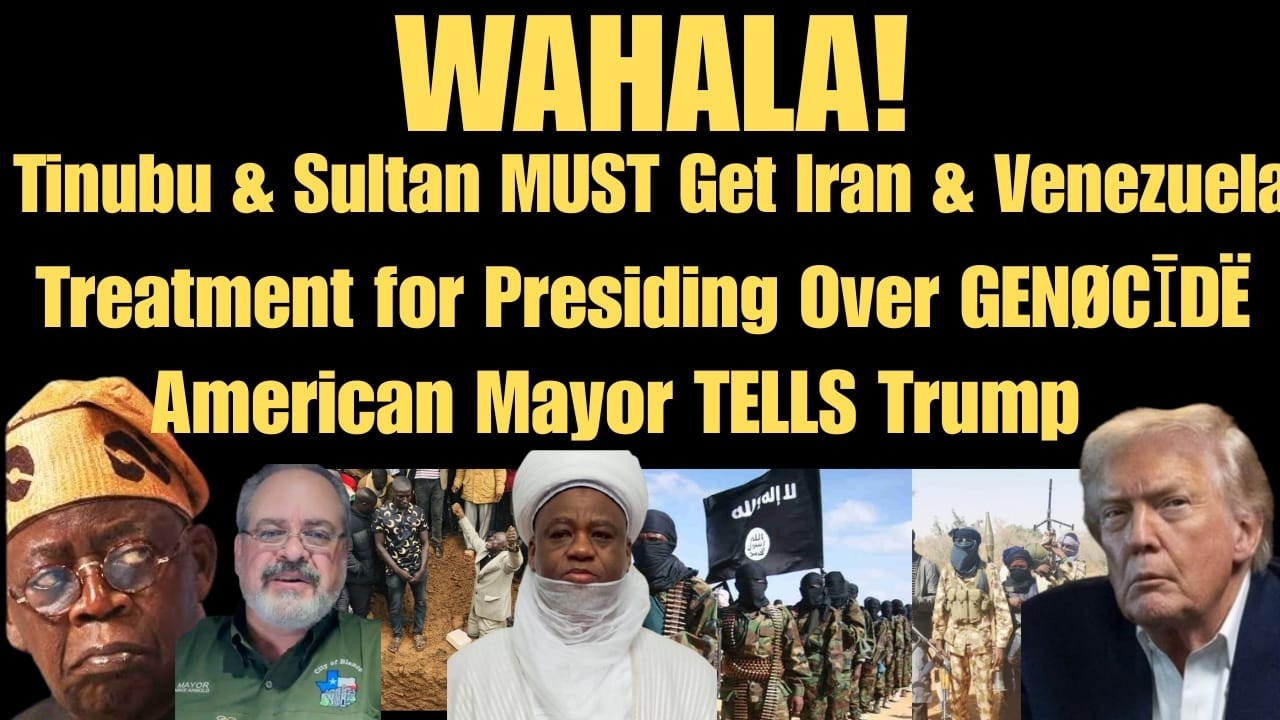 TERROR IN NIGERIA? American Mayor ACCUSES Tinubu & Sultan of Genocide, Calls for Trump' INTERVENTION
