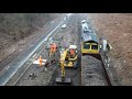 A timelapse of network rail engineering works at balcombe