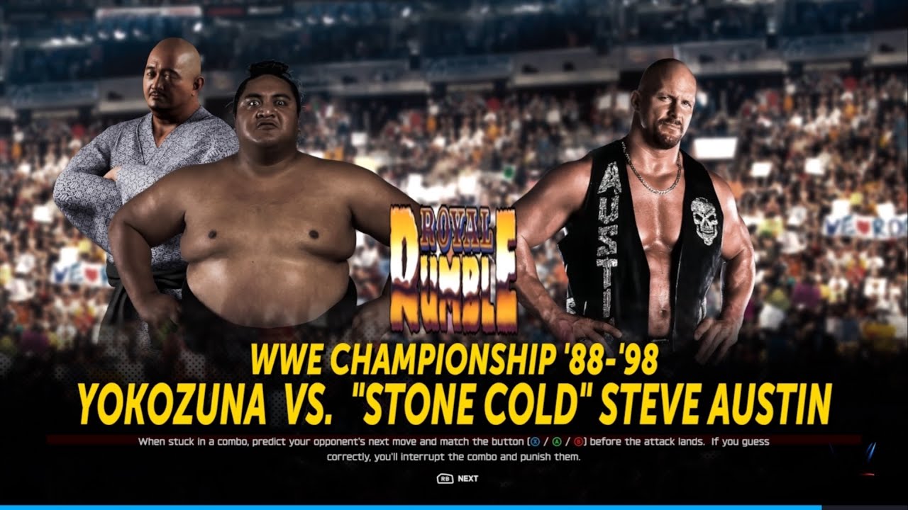 Yokozuna vs “Stone Cold” Steve Austin - WWE Championship Match