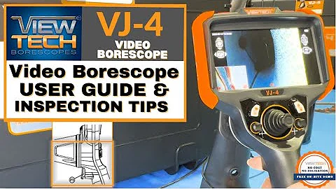 VJ-4 Video Borescope - User Guide Basics & Instruction Tips Video