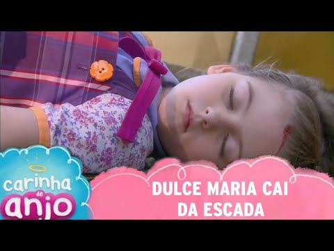 CARINHA DE ANJO - Dulce Maria cai da escada