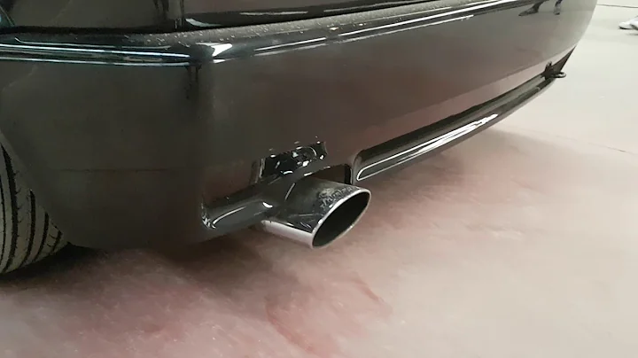 Corrado VR6 sound straight pipe with Sebring muffler