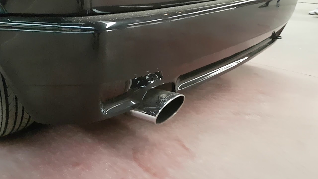 Corrado VR6 sound straight pipe with Sebring muffler YouTube