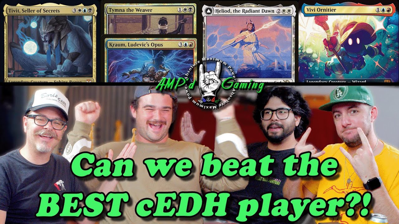Can We Beat the Top cEDH Player in the World?! BlueFarm | Vivi | Tivit | Heliod AMP'd Gaming 27
