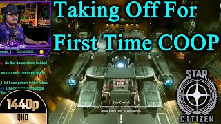 Star Citizen EP 4 ~ Taking Off From Area 18 For The First Time In Starfarer COOP