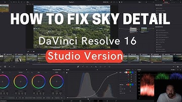 How To Fix Sky Detail #DaVinci #Resolve 16
