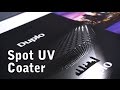 Duplo DDC-810 Raised Spot UV Coater - Quick Demo