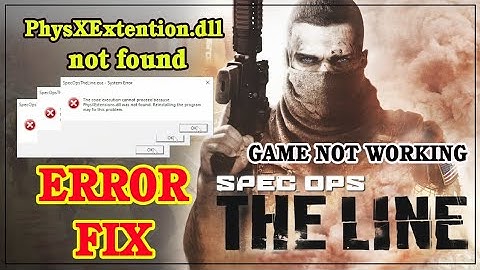 Fix error of spec ops the line 100% Work