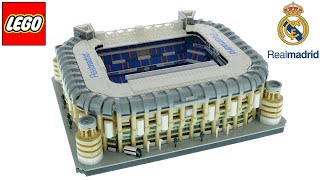 Designed With Original Lego Parts. Building SANTIAGO BERNABEU STADIUM  football in Madrid spain Real Madrid. Champions League 