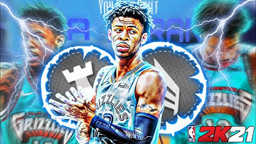 *BEST* DRIBBLE GOD JA MORANT BUILD! NBA 2k21