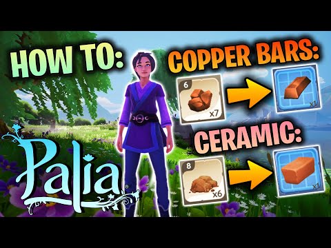 Get Copper Bar and Ceramic Recipes FAST Beginner Mining Tips Palia Gameplay Guide