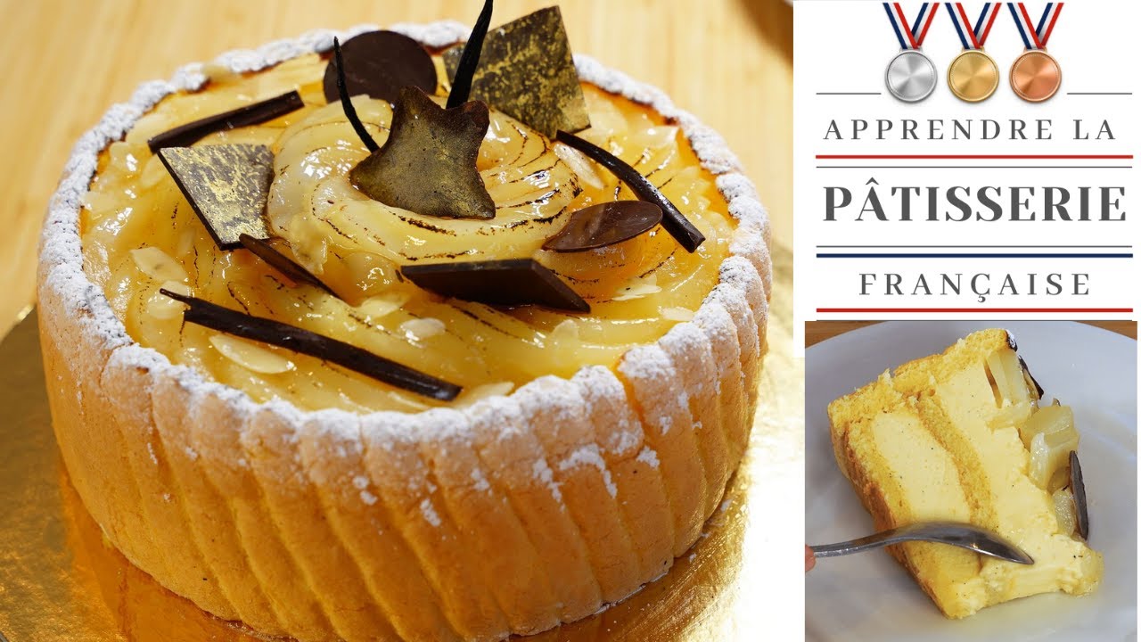 RECETTE CHARLOTTE POIRE VANILLE CAP