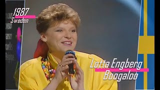 eurovision 1987 Sweden 🇸🇪 Lotta Engberg - Boogaloo ᴴᴰ