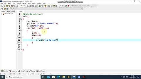 c program to divisibility rules