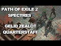 Path of Exile 2 Spectres 0.2.0 Gelid Zealot Quarterstaff - melee
