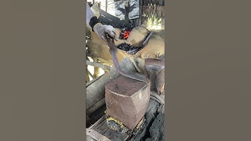 traditional way of cutting with a chisel