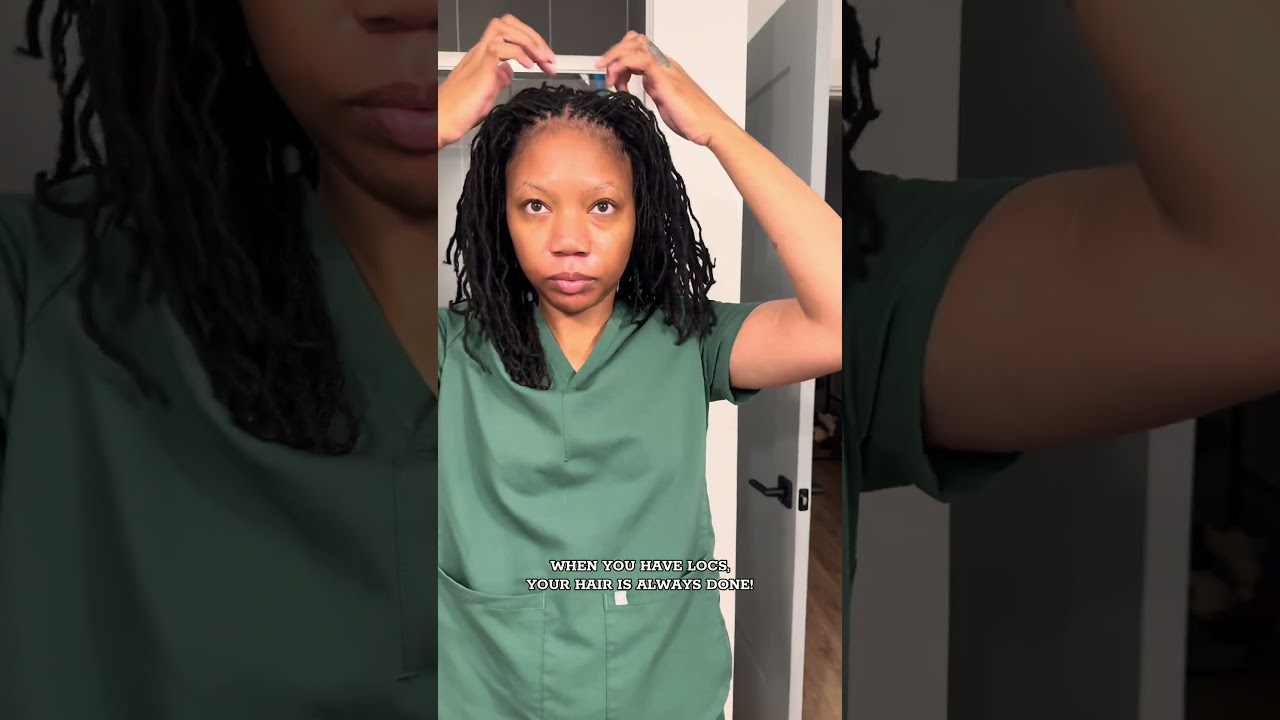 when you have locs, your hair is always done | 